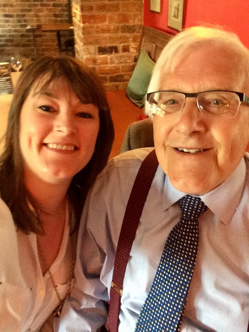 Peter Walker with his daughter Sarah