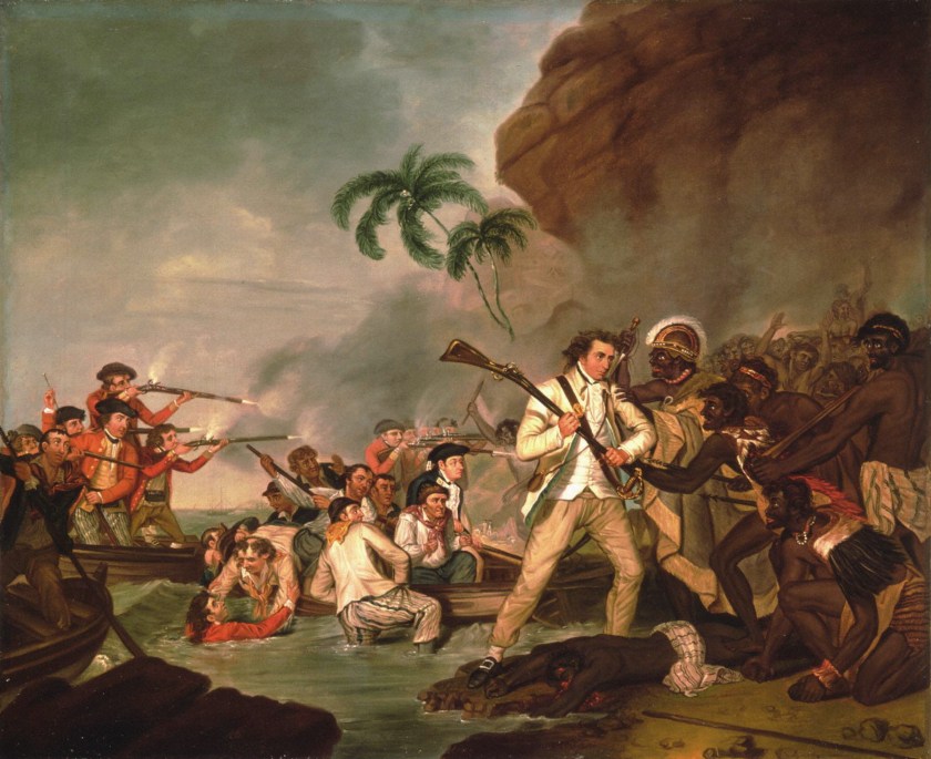 painting Death of Captain Cook